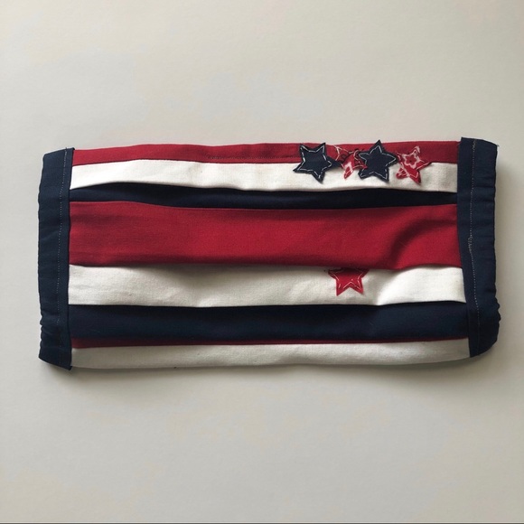 Hand Crafted Other - PATRIOTIC FACEMASK 100% COTTON